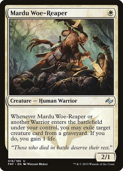 Mardu Woe Reaper (FRF) #18 Uncommon (Lightly Played) Fate Reforged Magic: The Gathering: 2015