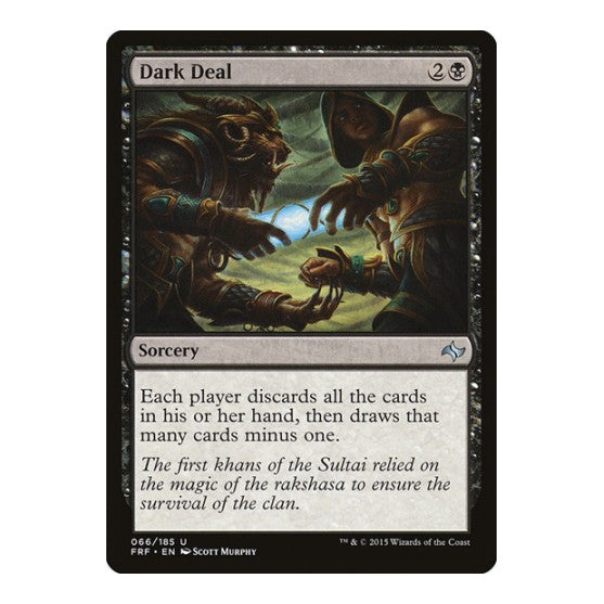Dark Deal (FRF) #66 Uncommon (Lightly Played) Fate Reforged Magic: The Gathering: 2015