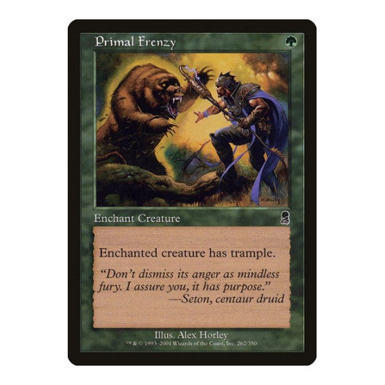 Primal Frenzy (ODY) #262 Common (Heavily Played) Odyssey Magic: The Gathering: 2001