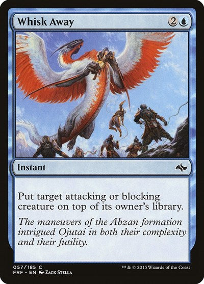 Whisk Away (FRF) #57 Common (Foil Lightly Played) Fate Reforged Magic: The Gathering: 2015