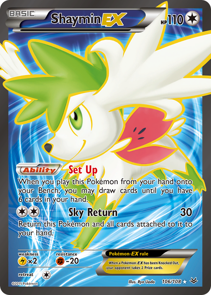 Shaymin EX (106/108) [XY: Roaring Skies]