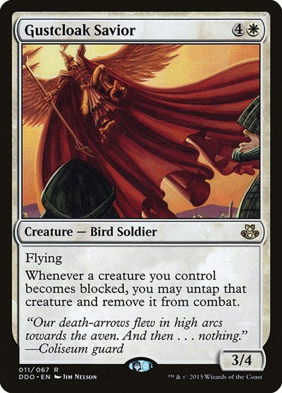 Gustcloak Savior (DDO) #11 Rare (Lightly Played) Duel Decks: Elspeth vs. Kiora Magic: The Gathering: 2015