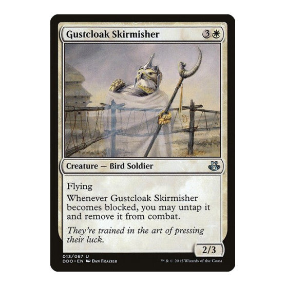 Gustcloak Skirmisher (DDO) #13 Uncommon (Moderately Played) Duel Decks: Elspeth vs. Kiora Magic: The Gathering: 2015