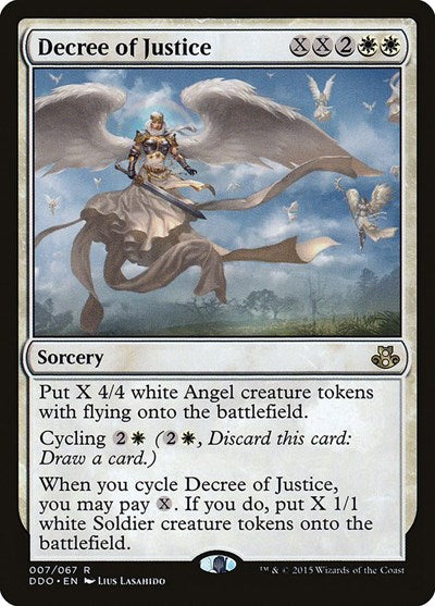 Decree of Justice (DDO) #7 Rare (Lightly Played) Duel Decks: Elspeth vs. Kiora Magic: The Gathering: 2015
