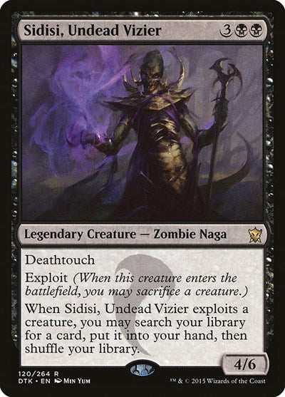 Sidisi Undead Vizier (DTK) #120 Rare (Near Mint) Dragons of Tarkir Magic: The Gathering: 2015