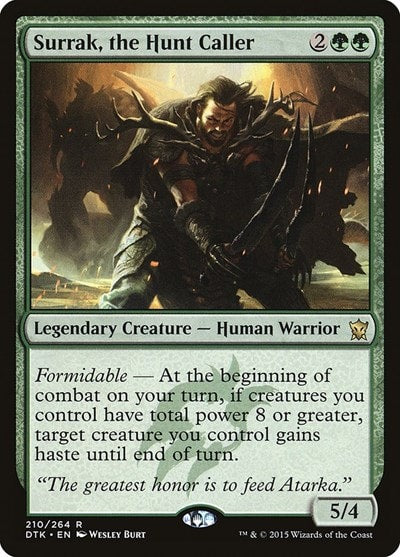 Surrak the Hunt Caller (DTK) #210 Rare (Lightly Played) Dragons of Tarkir Magic: The Gathering: 2015