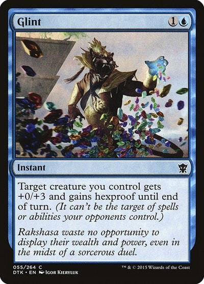 Glint (DTK) #55 Common (Moderately Played) Dragons of Tarkir Magic: The Gathering: 2015