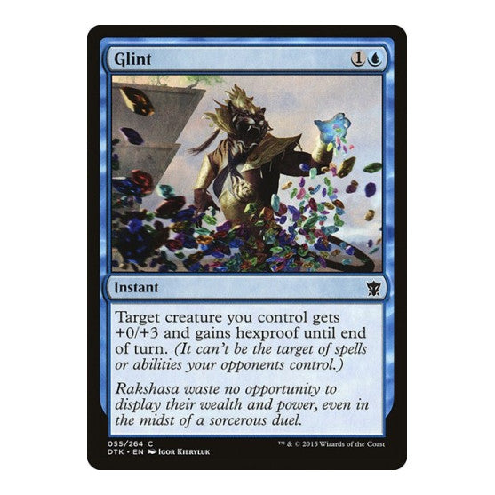 Glint (DTK) #55 Common (Moderately Played) Dragons of Tarkir Magic: The Gathering: 2015