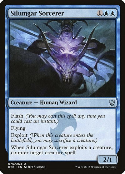 Silumgar Sorcerer (DTK) #76 Uncommon (Lightly Played) Dragons of Tarkir Magic: The Gathering: 2015