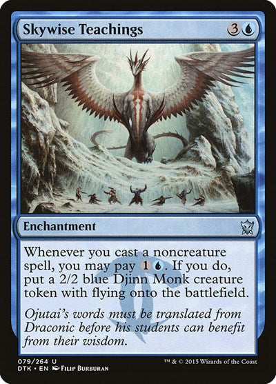Skywise Teachings (DTK) #79 Uncommon (Lightly Played) Dragons of Tarkir Magic: 2015