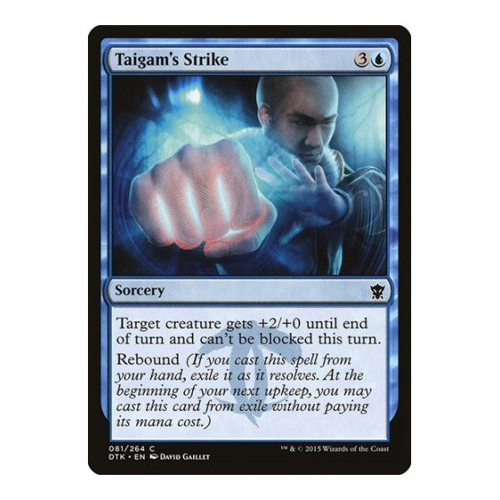 Taigams Strike (DTK) #81 Common (Moderately Played) Dragons of Tarkir Magic: The Gathering: 2015
