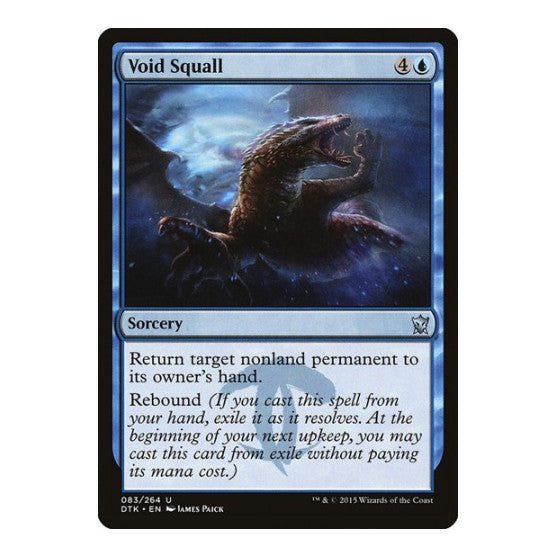 Void Squall (DTK) #83 Uncommon Dragons of Tarkir Magic: The Gathering: 2015
