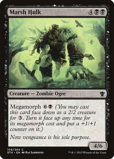 Marsh Hulk (DTK) #109 Common Dragons of Tarkir Magic: The Gathering: 2015