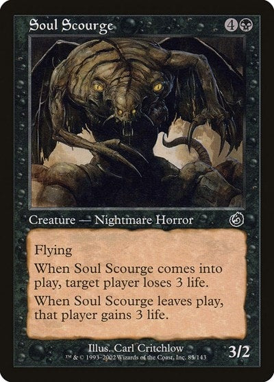 Soul Scourge (TOR) #85 Common (Heavily Played) Torment Magic: The Gathering: 2002