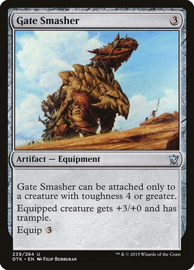 Gate Smasher (DTK) #239 Uncommon (Lightly Played) Dragons of Tarkir Magic: The Gathering: 2015