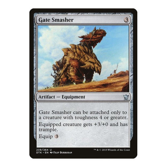 Gate Smasher (DTK) #239 Uncommon (Lightly Played) Dragons of Tarkir Magic: The Gathering: 2015