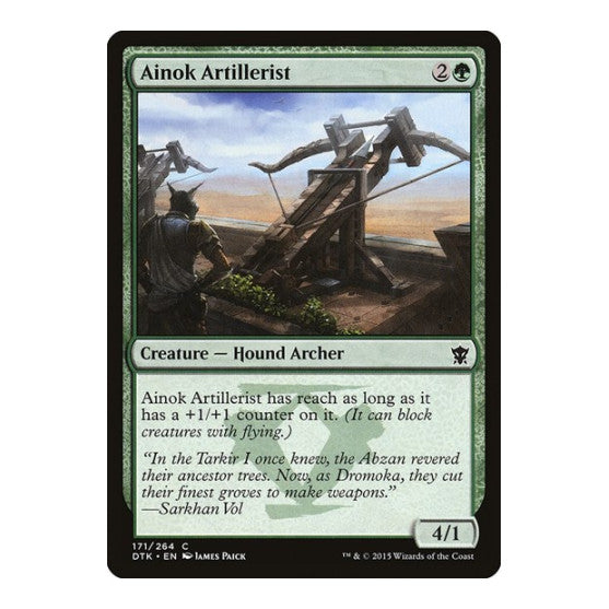 Ainok Artillerist (DTK) #171 Common (Lightly Played) Dragons of Tarkir Magic: The Gathering: 2015