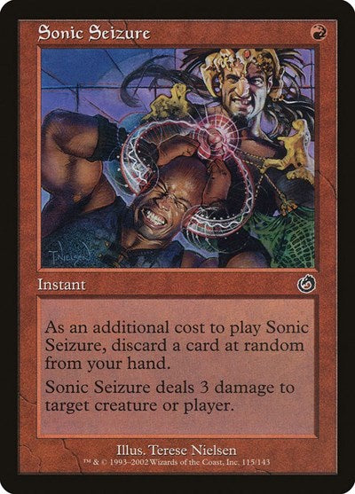 Sonic Seizure (TOR) #115 Common Torment Magic: The Gathering: 2002