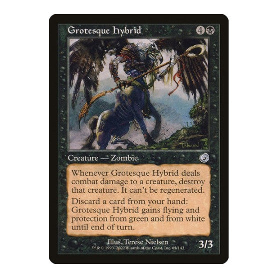 Grotesque Hybrid (TOR) #63 Uncommon (Heavily Played) Torment Magic: The Gathering: 2002