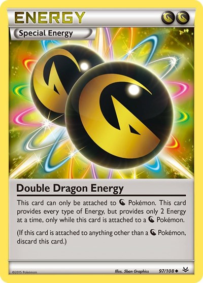 Double Dragon Energy (ROS) #97/108 Uncommon (Moderately Played) XY - Roaring Skies Pokemon: 2015