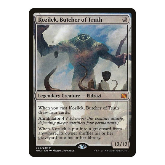 Kozilek, Butcher of Truth (MM2) #5 Mythic Rare (Lightly Played) Modern Masters 2015 Magic: The Gathering: 2015
