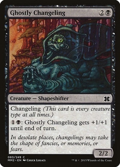Ghostly Changeling (MM2) #83 Common (Moderately Played) Modern Masters 2015 Magic: The Gathering: 2015