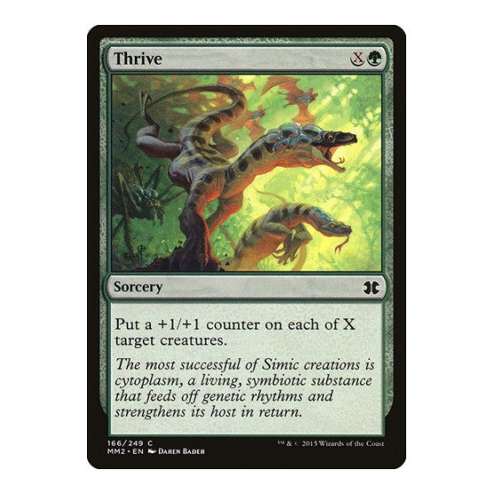 Thrive (MM2) #166 Common (Lightly Played) Modern Masters 2015 Magic: The Gathering: 2015