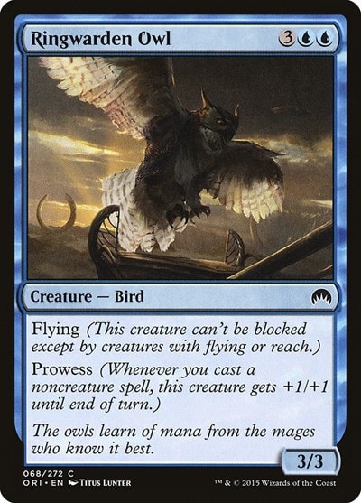 Ringwarden Owl (ORI) #68 Common Magic Origins Magic: The Gathering: 2015