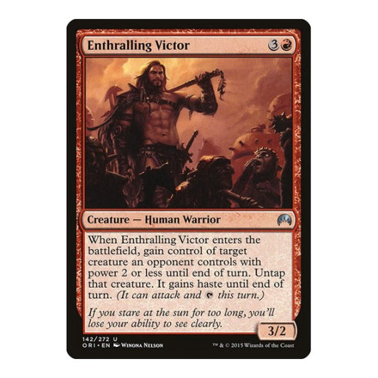 Enthralling Victor (ORI) #142 Uncommon (Lightly Played) Magic Origins Magic: The Gathering: 2015