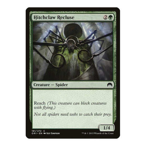 Hitchclaw Recluse (ORI) #181 Common (Heavily Played) Magic Origins Magic: The Gathering: 2015
