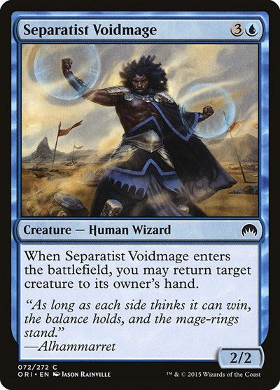 2015 Magic: Magic Origins (ORI) - Separatist Voidmage (#72, Common) (, Lightly Played)