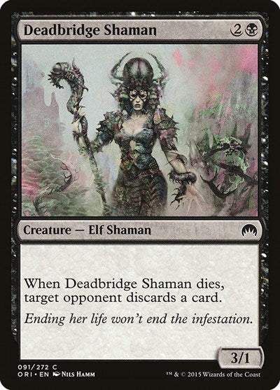 Deadbridge Shaman (ORI) #91 Common (Lightly Played) Magic Origins Magic: The Gathering: 2015