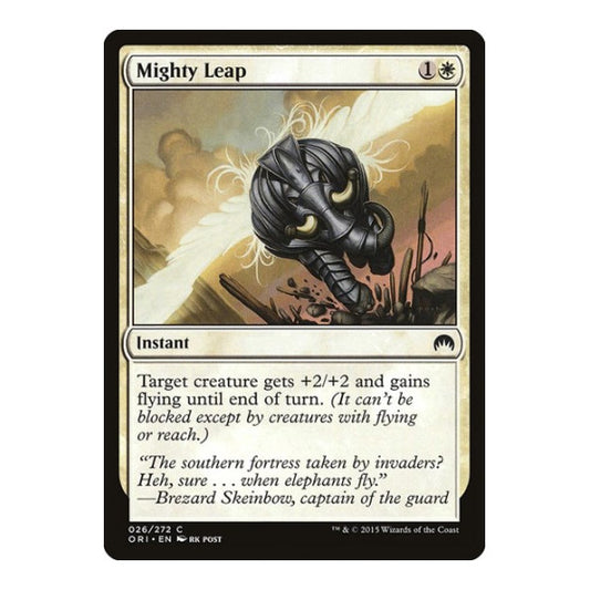 Mighty Leap (ORI) #26 Common (Moderately Played) Magic Origins Magic: The Gathering: 2015