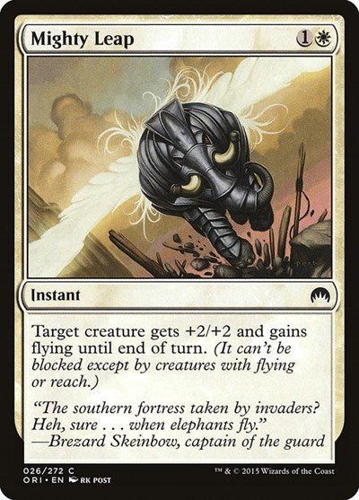 Mighty Leap (ORI) #26 Common (Moderately Played) Magic Origins Magic: The Gathering: 2015