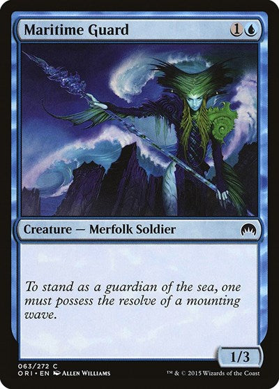 Maritime Guard (ORI) #63 Common (Lightly Played) Magic Origins Magic: The Gathering: 2015