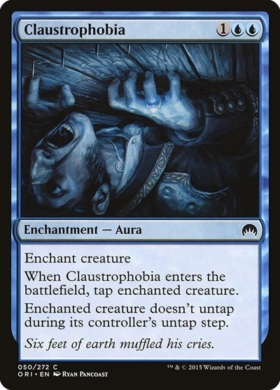 Claustrophobia (ORI) #50 Common Magic Origins Magic: The Gathering: 2015