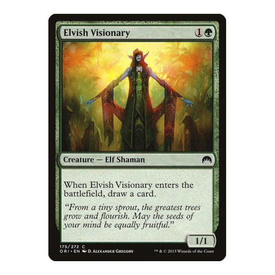 Elvish Visionary (ORI) #175 Common Magic Origins Magic: The Gathering: 2015