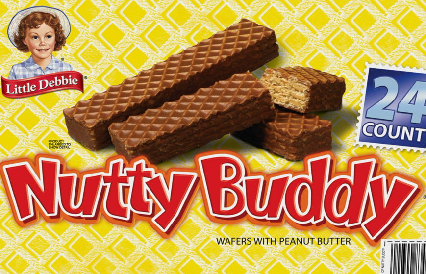 Wafer Bars, 2 pack: Nutty Buddy - Little Debby