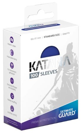 KATANA SLEEVES: STANDARD SIZE BLUE (100CT)