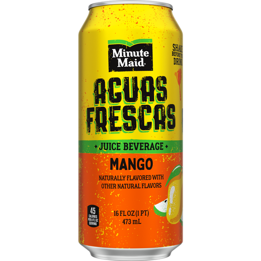 Minute Maid Aguas Frescas Mango, 16 oz can