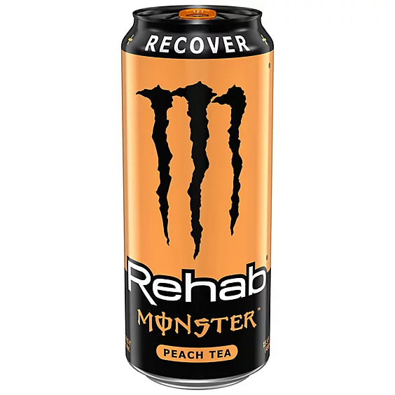 Monster Rehab Energy Drink Peach Tea