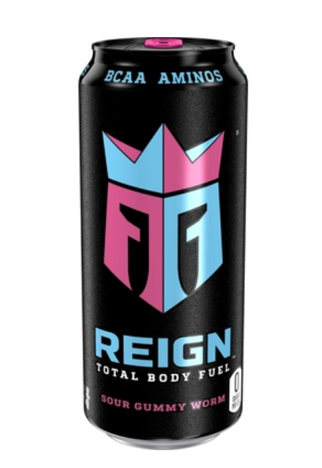 Reign Total Body Fuel Sour Gummy Worm, 16 oz can