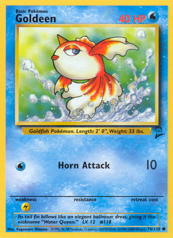 Goldeen (76/130) [Base Set 2]