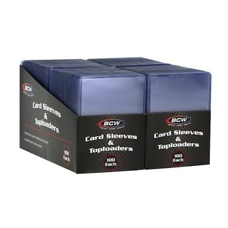 BCW Card Sleeves & Toploaders 200 Each