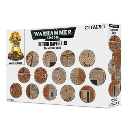 Warhammer 40K Sector Imperialis - 32mm Round Bases