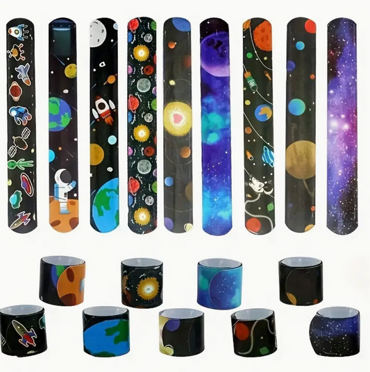 Slap Bracelets, Space Themed
