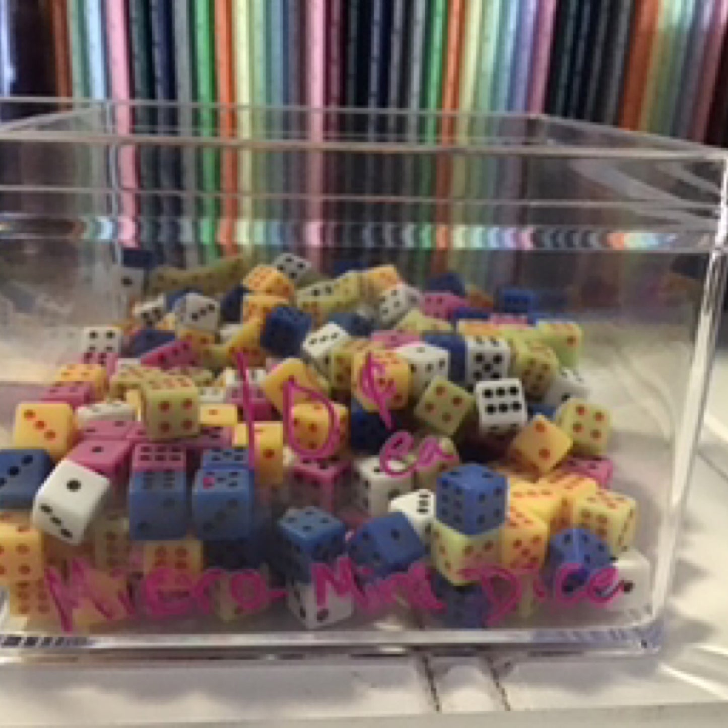 Micro Mini Dice, Various - Dice Cup