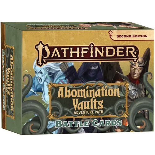 Pathfinder 2nd Edition Abomination Vaults Adventure Path Battle Cards