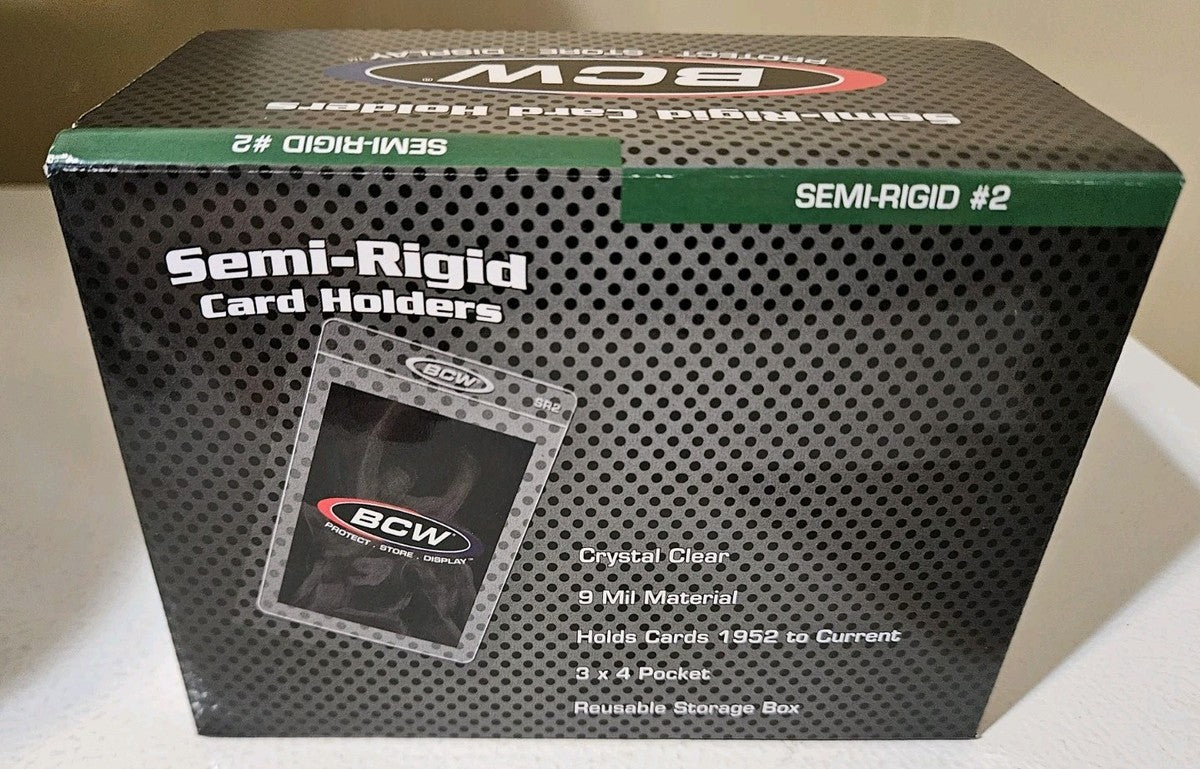 BCW Semi-Rigid Card Holders