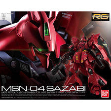 RG 1/144 MSN-04 Sazabi Neo Zeon Char Aznable's Use Mobile Suit For Newtype